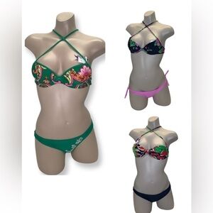 Recco Size Medium Brazilian Bikini Bundle of 3. New With Tags